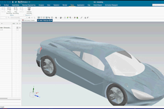 do surfacing of the product design in parametric model