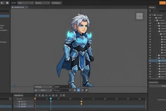create 2d character animation sprite sheet inside spine 2d