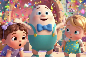 pixar style 3d kids animation, ai kids cartoon video, ai video art, nursery rhym