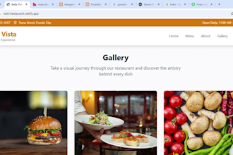build a responsive restaurant or business website