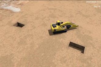 do 3d substation construction sequence video electrical power facility animation