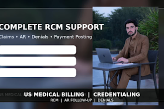 professional medical biller for vob, ar followup and payment posting
