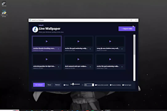 sell you a ready made windows live wallpaper app with source code