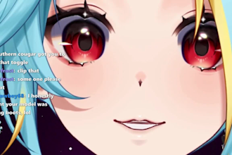design 2d vtuber model nsfw vtuber live2d model for vtube  studio