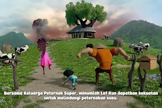 do tvc for male voice  in bahasa indonesia or indonesian