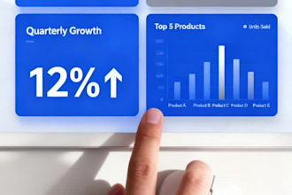 create a professional power bi dashboard with kpis and data analysis