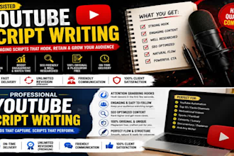 write ai assisted scripts for viral youtube content