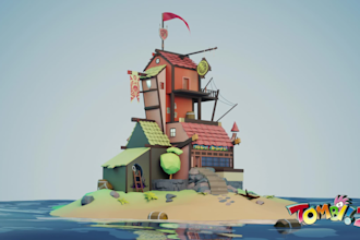 create professional 3d game environments and level art