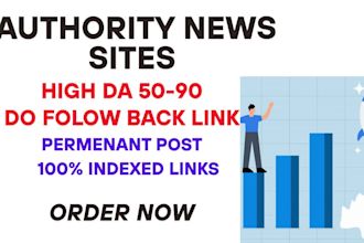 publish guest posts on high da news sites with powerful SEO backlinks