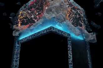 create ooh dooh 3d billboard animation for digital screens