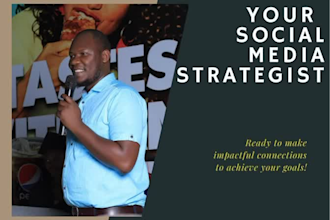 be your linkedin, instagram, social media marketing manager