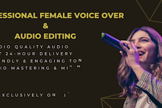 clean, edit and mix your audio editing professionally