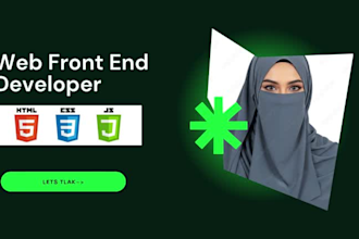 be your front end developer