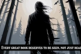 create a cinematic book trailer for amazon KDP promotion