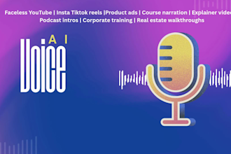 create professional ai voiceover for youtube, tiktok, more