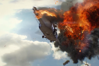 composite 3d vfx effect fire explosion smoke blood gunshot effect