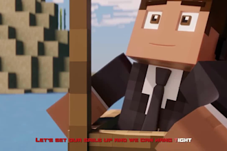 minecraft animation 3d minecraft video for your youtube