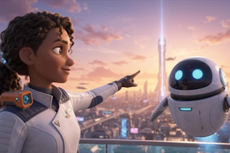 do 3d pixar style ai video animation, 3d kids animation, ai cartoon animation