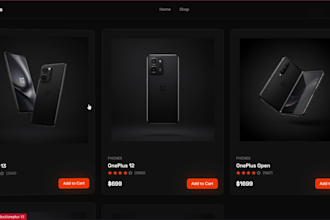 build a premium tech brand website with animations