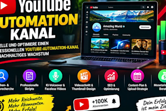 erstelle und optimiere einen youtube automation kanal fur nachhaltiges wachstum