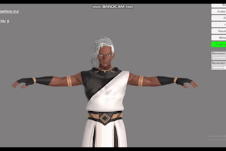 create 3d modeling, 3d rigging, facial rig in blender, maya, mixamo, cc4, cc5