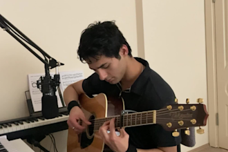 record acoustic, electric or classical guitar tracks