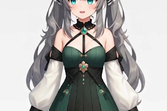 create custom 3d vtuber avatar, vrm vtuber for streaming, gaming, and vrchat