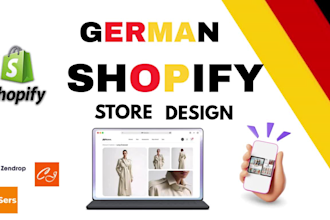design a responsive germany shopify pet supplies dropshipping store