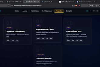 develop a modern react next js frontend