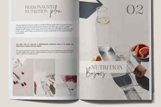 design canva keto diet ebook nutrition meal planner workbook guide