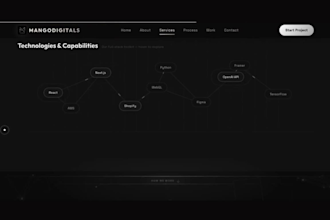 create a premium 3d interactive website design and development