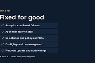 fix your microsoft intune, autopilot or sccm issues