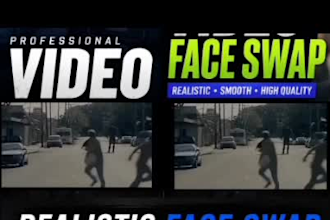 realistic video face swap face replacement face swap head swap ai face swap