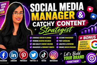 grow your brand with social media marketing and content