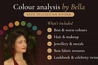 create a personal color palette with your best colors, seasonal analysis