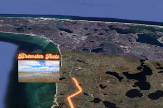 create google earth route animations for races, roads, and navigation