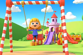 create stunning ai animated stories kids cartoon 3d video toddler animation