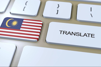 do translation to bahasa melayu or malay language for you