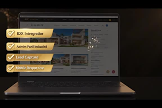 design luxury idx real estate website for realtors with idx broker