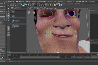 digital avatar rig,optimized for glb browser,three js,webgl,livelink,vrchat,daz