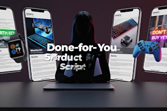 faceless product review scripts for youtube