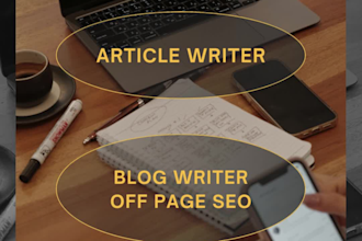 write blog and articles