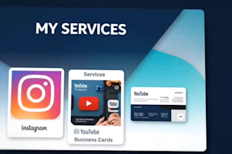 design professional social media posts and youtube thumbnail