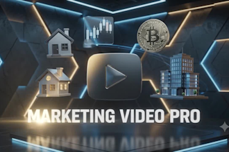 create marketing video for business explainer real estate promo ads forex crypto
