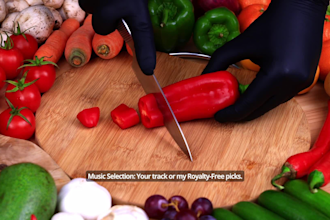 edit your cooking videos for youtube, instagram and tiktok