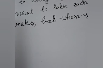 neatly handwrite any text in beautiful and clear handwriting