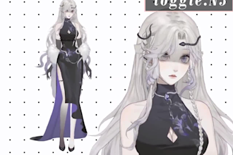 vtuber model live2d vtuber rigging character design live 2d rigging live2d model