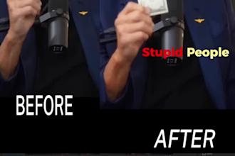 do before and after video editing