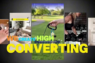 create high converting tiktok video ads and ugc tiktok ads for e commerce