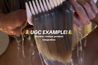 create authentic haircare ugc videos for tiktok reels social media and ads